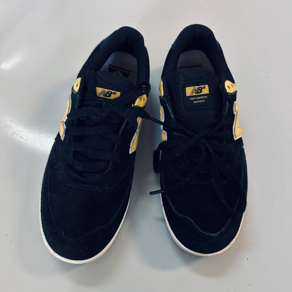 UsedVeryGood_New Balance Suede Black Size 10.5 - Picture 9 of 11
